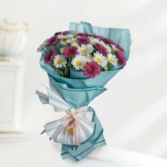 daisy and carnation bouquet