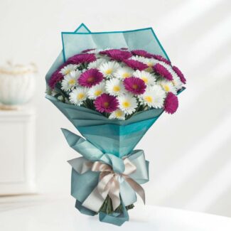 daisy and carnation bouquet