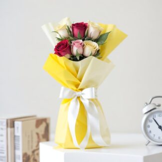 assorted roses bouquet